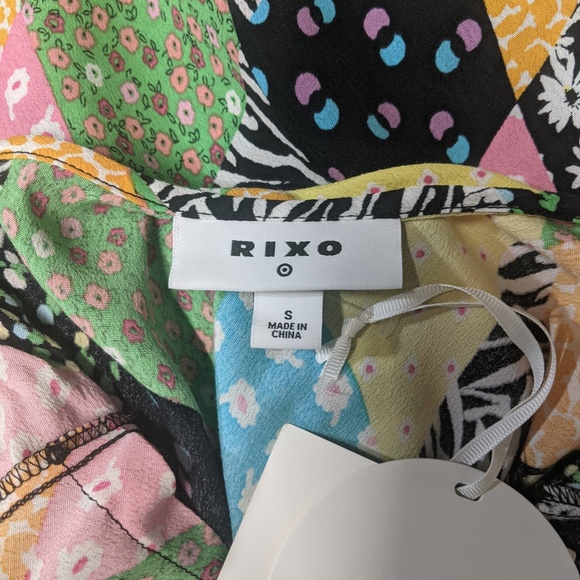 Rixo X Target Patchwork Slip Dress Multicolored S - Picture 7 of 8